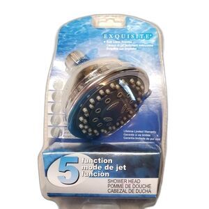 Massage Showerhead Flat Design 5 Function LDR 520 5339CP